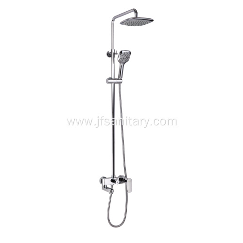 Modern Exposed Pipe Shower System